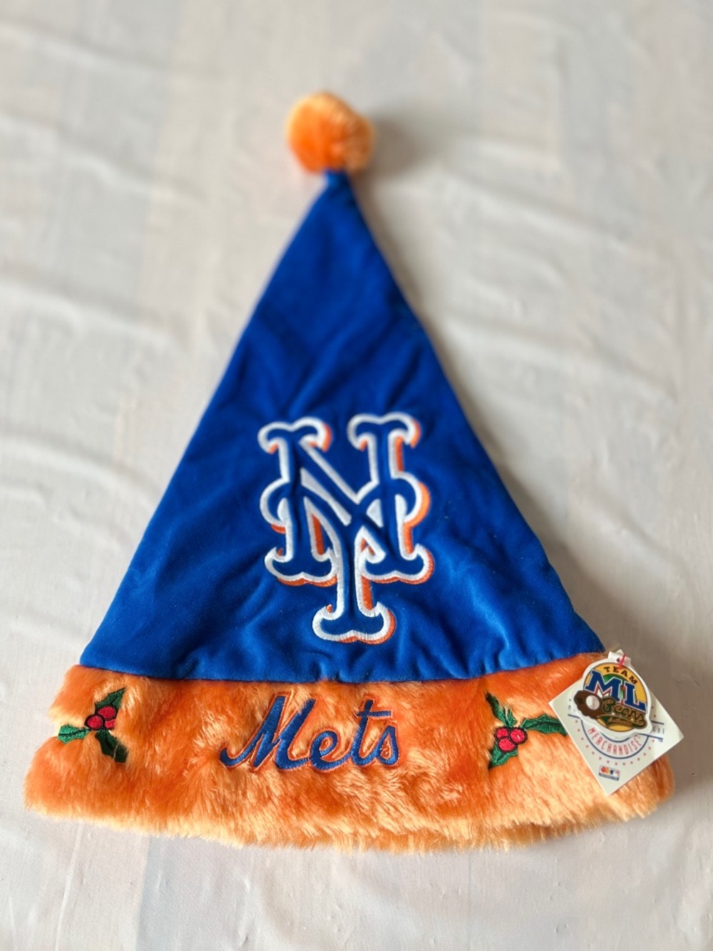 New York Mets MLB Santa Hat Team Beans 2006 Style New with tag vintage Unisex OS